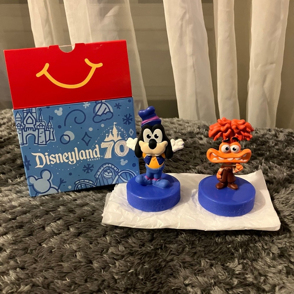 New! Disneyland 70th Anniversary McDonald's Happy Meal 2025 #25 GOOFY & ANXIETY